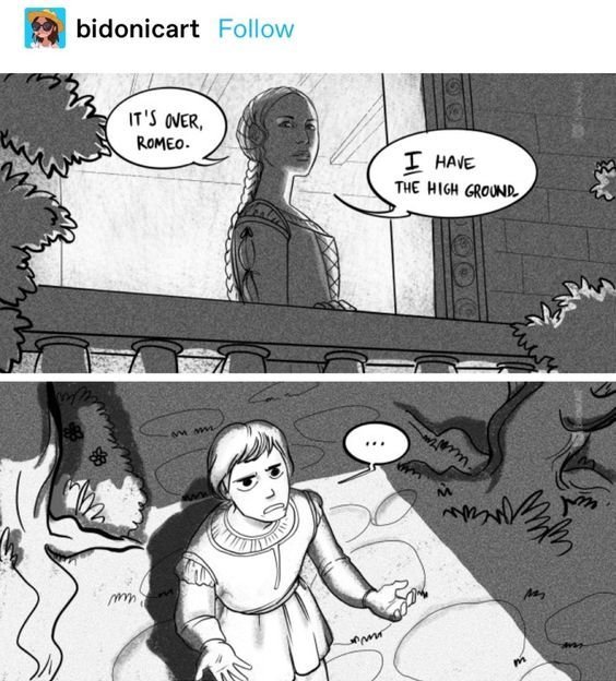 This meme is a play on the famous Shakespearean phrase "Romeo, Romeo, wherefore art thou Romeo?" from Romeo and Juliet. The meme takes this phrase and replaces "Romeo" with "Romeo" (as in, the character's last name is spelled the same way as the phrase "wherefore art thou Romeo") to create a humorous and absurd pun. The text in the image reads "Romeo, Romeo, wherefore art thou Romeo?" with a second line that says "I have no idea what you're talking about".